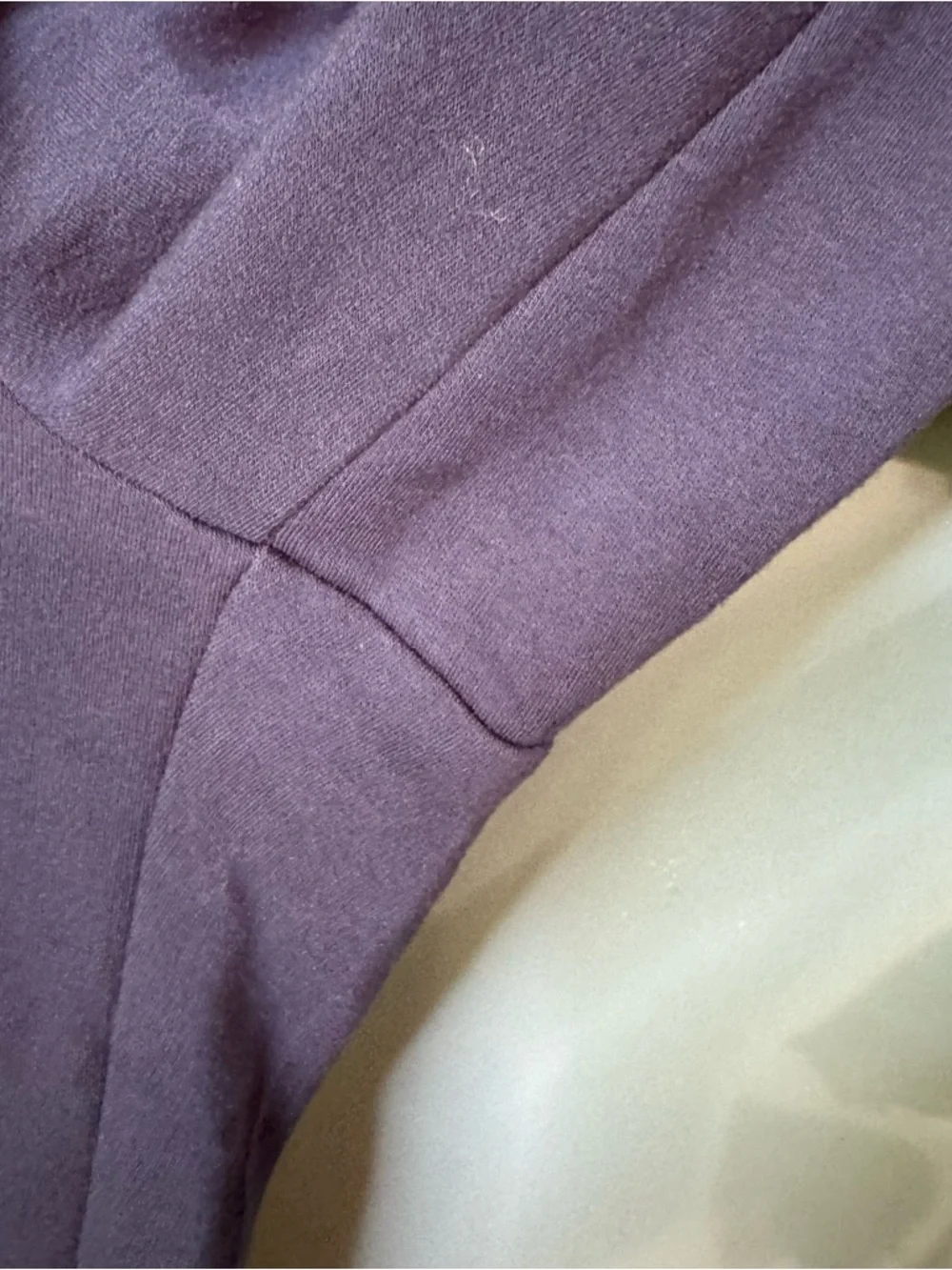 Quince SuperSoft Fleece Crop Wide Leg Pants in Navy Blue. Women’s Large - Picture 6 of 15